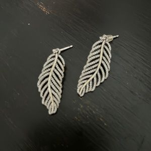 Pandora Feather Earrings